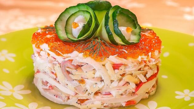 recept na šalát pri Dukanovej diéte